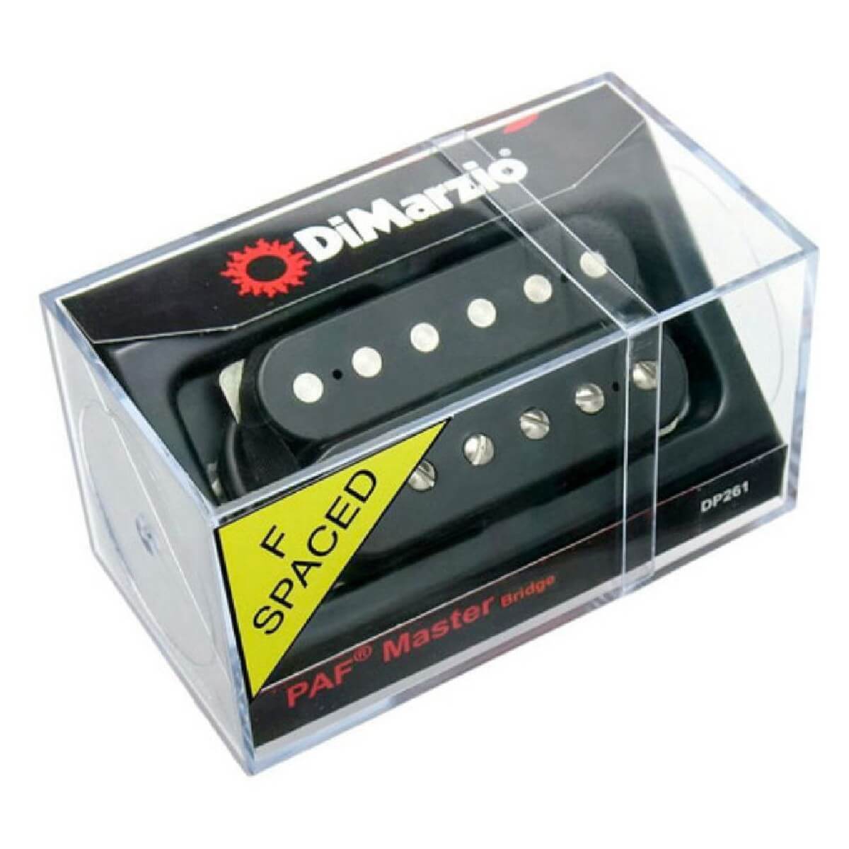 DIMARZIO DP261FBK PAF MASTER BRIDGE F-Spaced (Black)