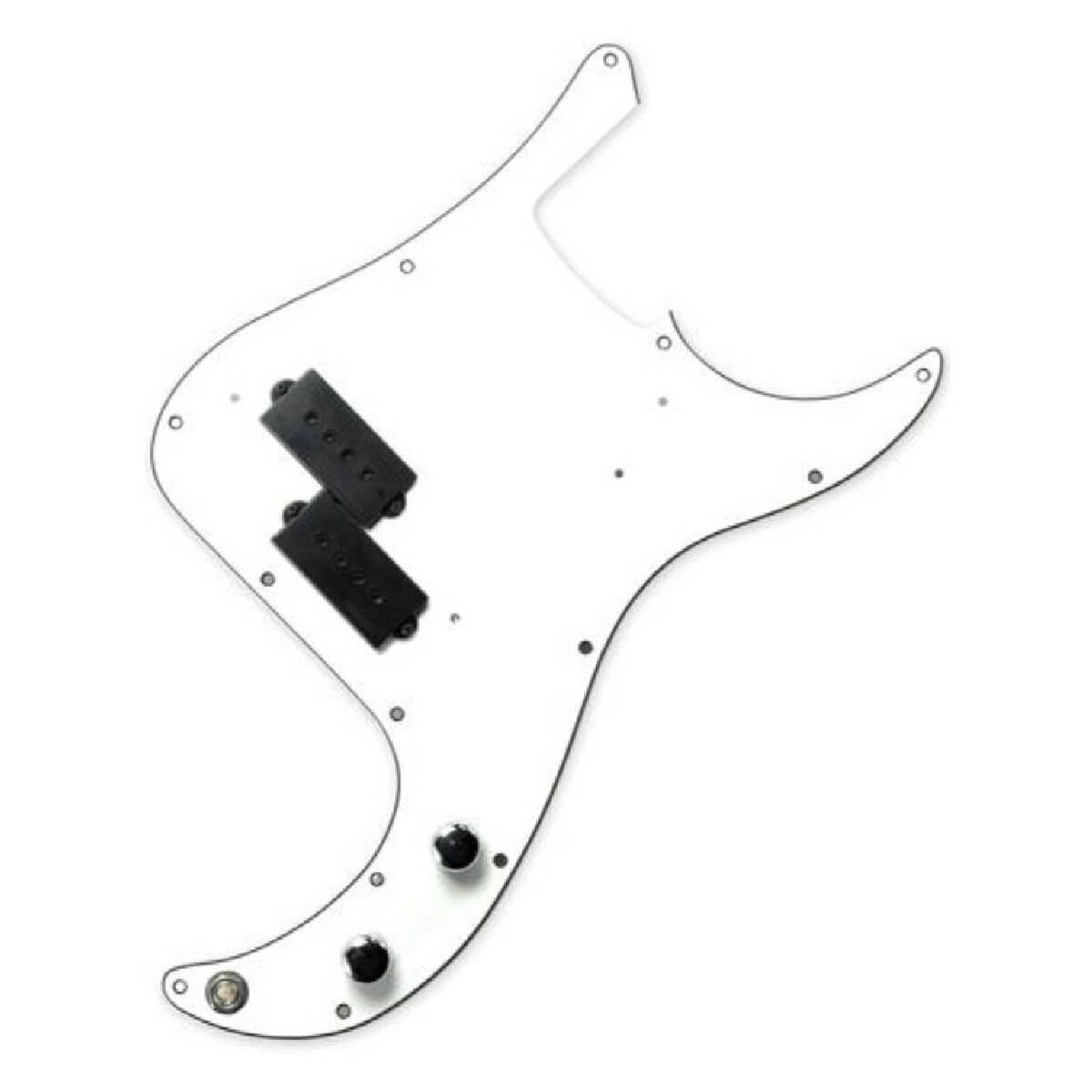 DIMARZIO FB2100WA1BK P-BASS PICKGUARD ASSEMBLY