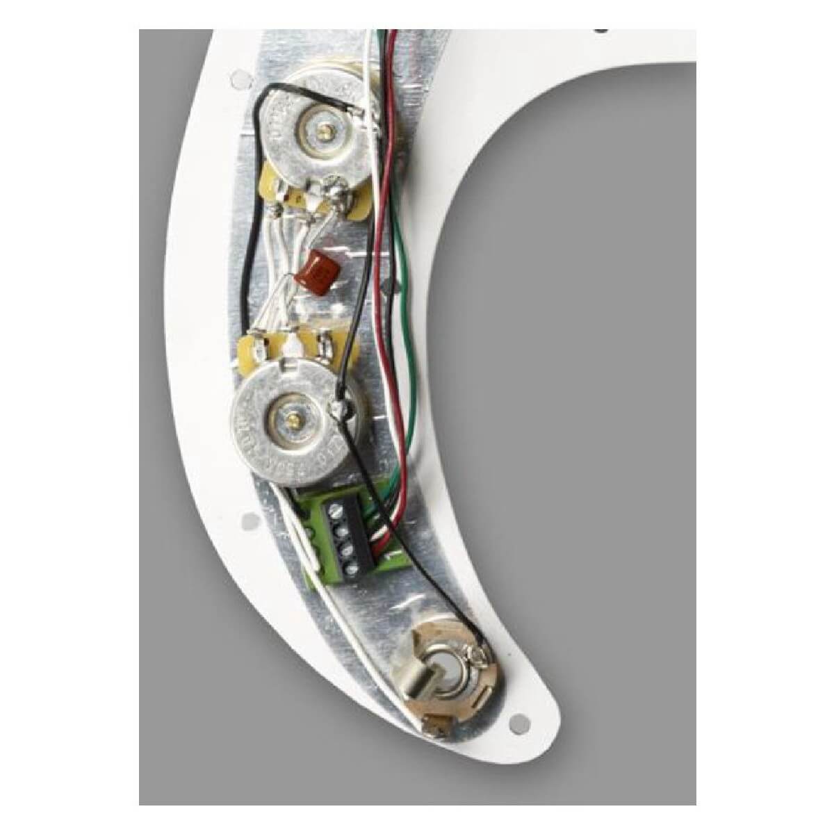 DIMARZIO FB2100WA1BK P-BASS PICKGUARD ASSEMBLY