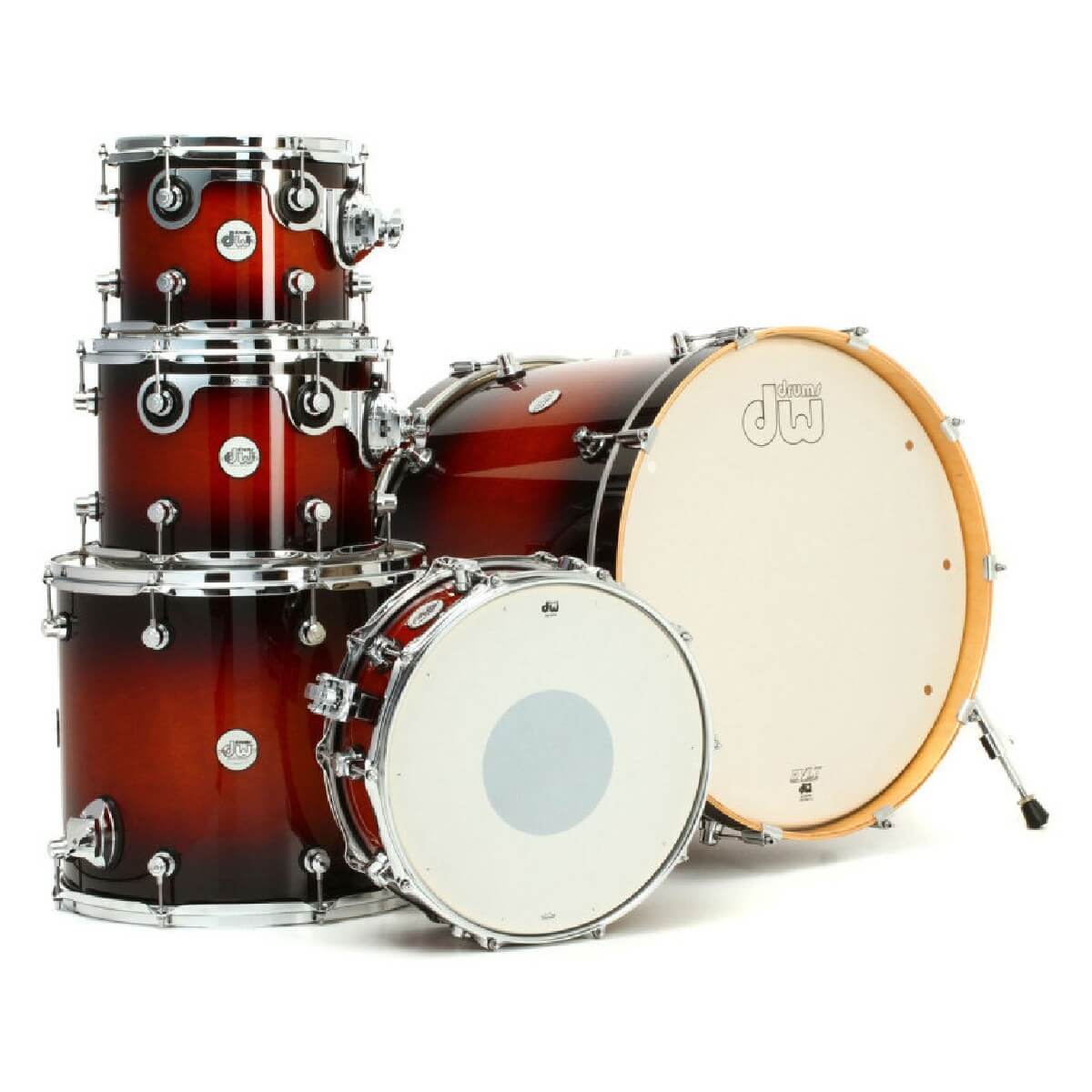 DW DESIGN SERIES 5-PIECE SHELL PACK (TOBACCO BURST)