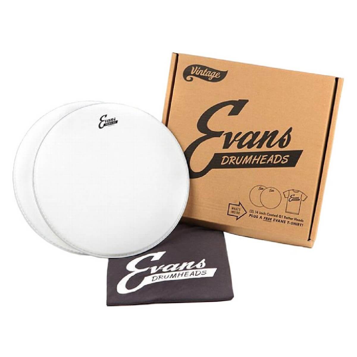 EVANS EPP2B14G1V G1 DOUBLE PACK PLUS T-SHIRT
