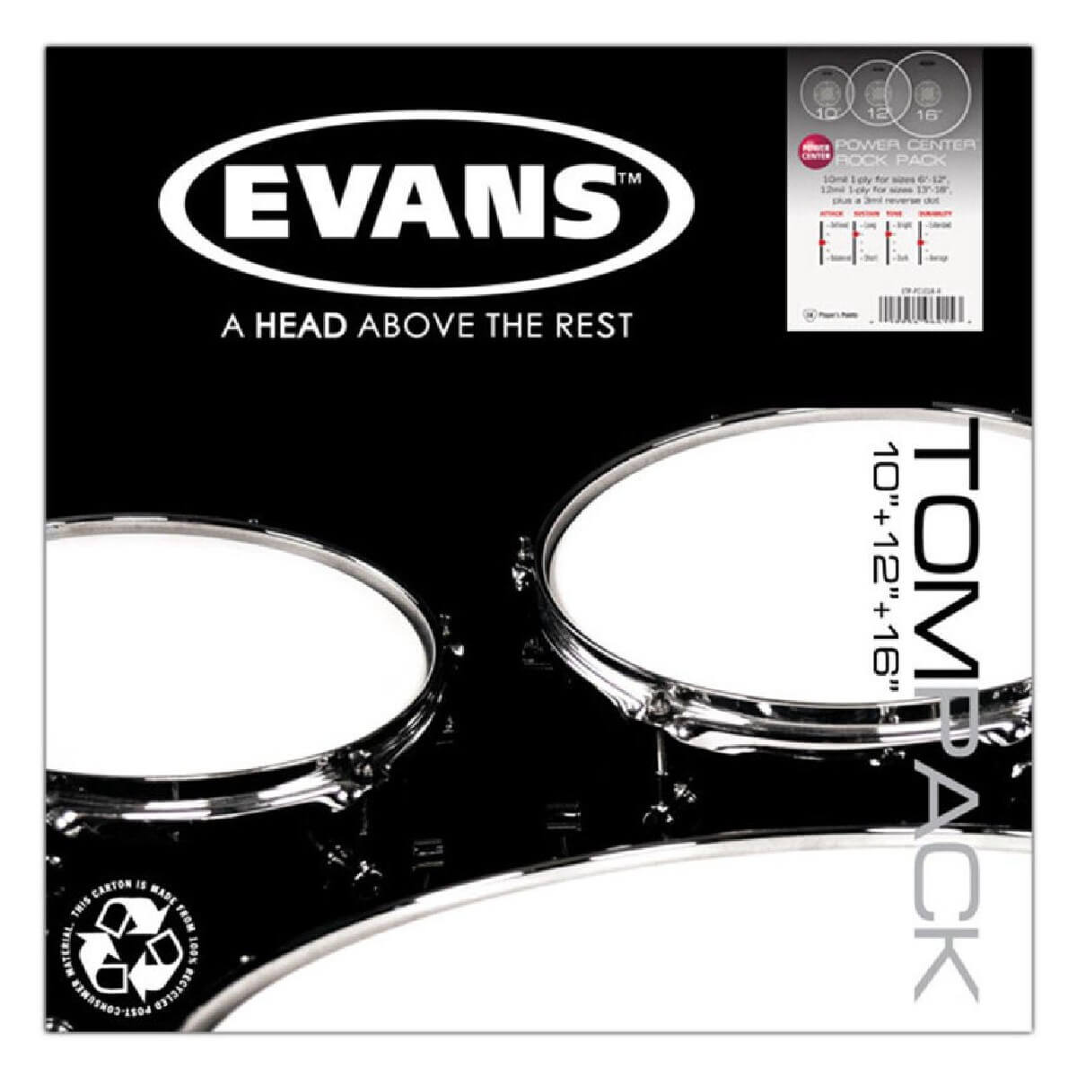 EVANS ETPPC1CLR-R POWER CENTER CLEAR ROCK