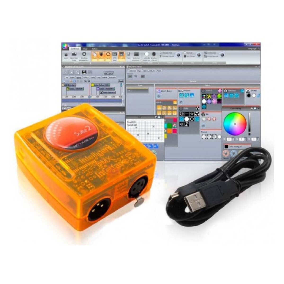 USB-DMX Інтерфейс FREE COLOR CONTROL 400 SD