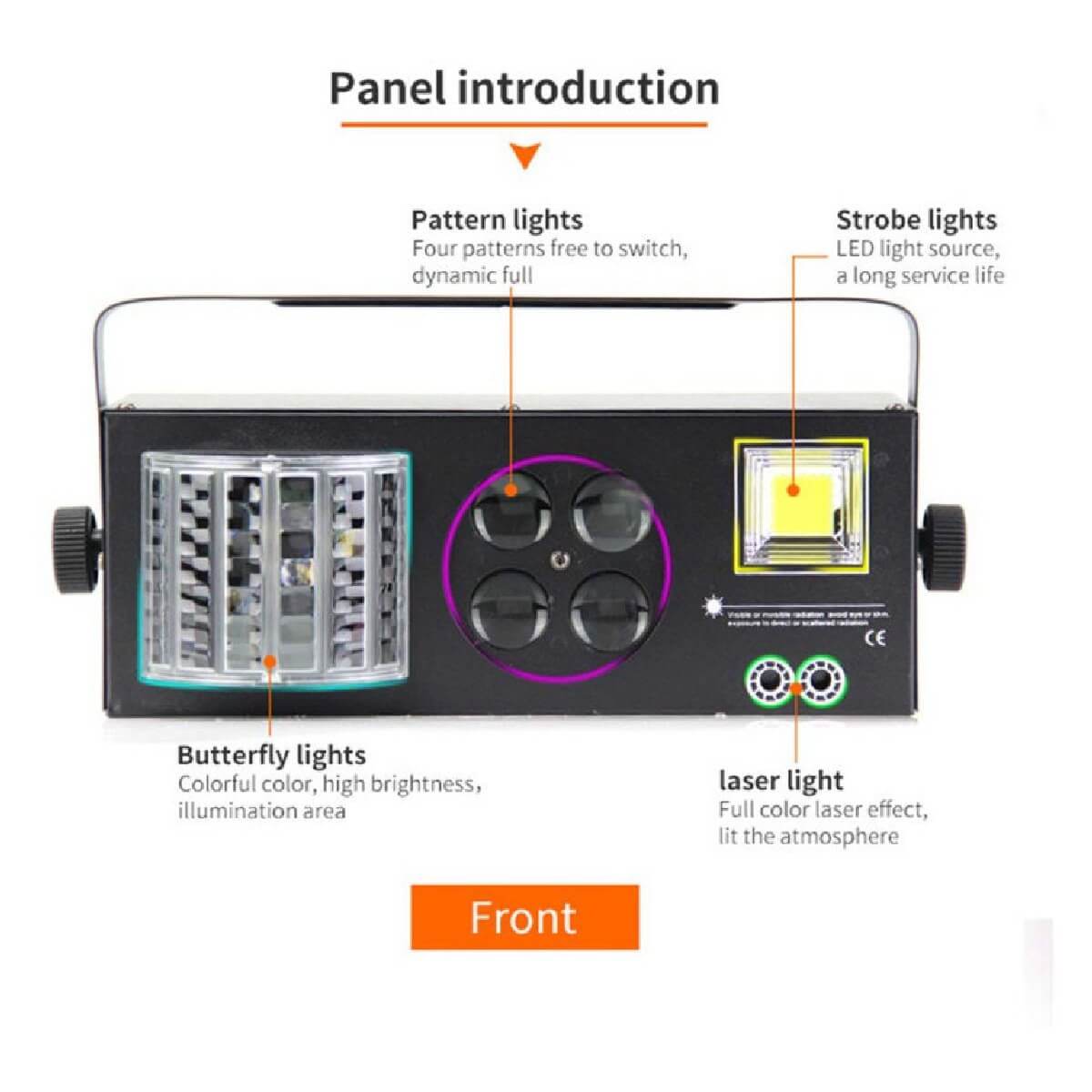 Світловий LED ефект Free Color FX4 Boombox