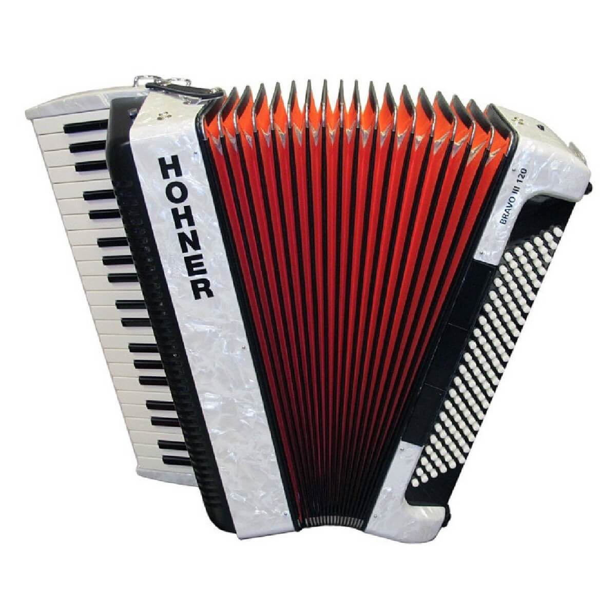 HOHNER BRAVO III 120 White