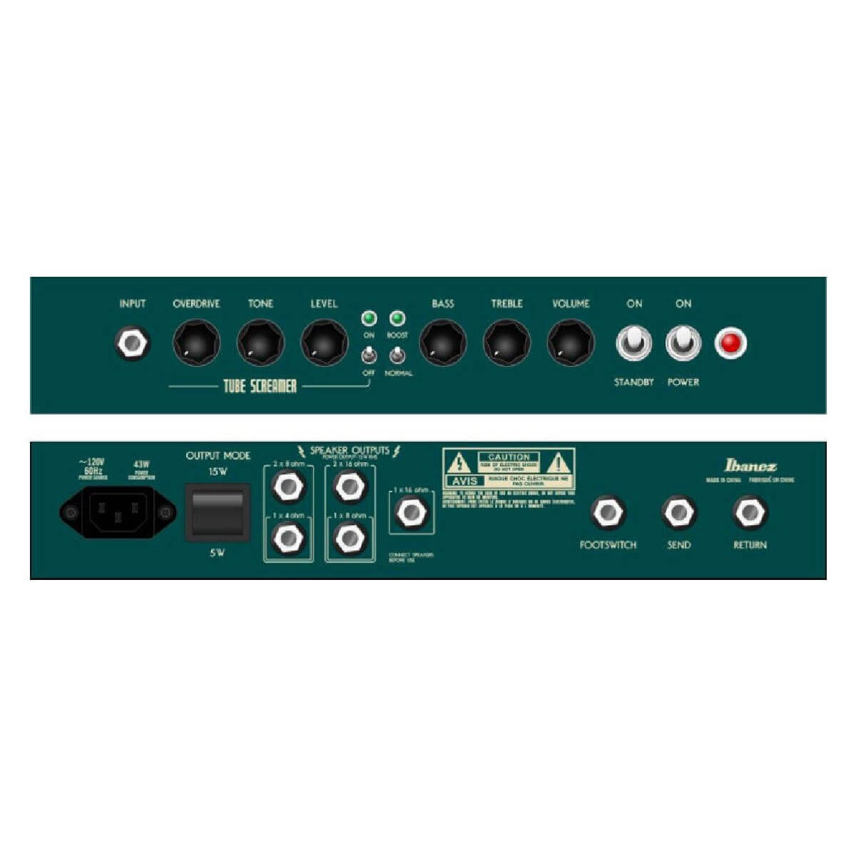 IBANEZ TUBESCREAMER TSA15 Гітарний комбопідсилювач