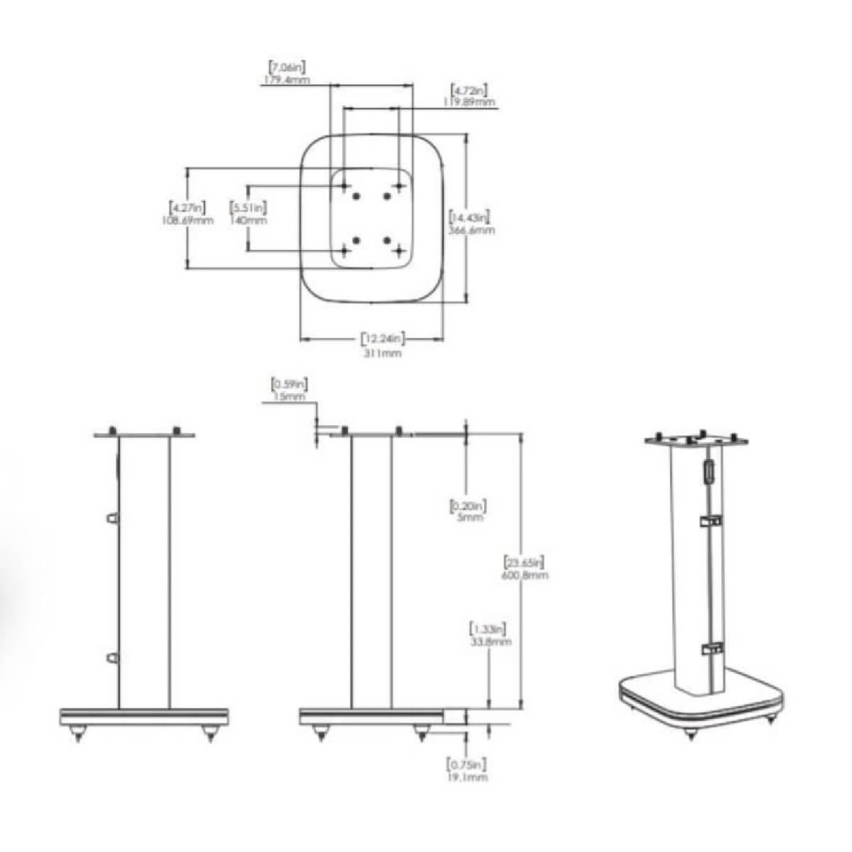 JBL HDIFSBLK (пара)