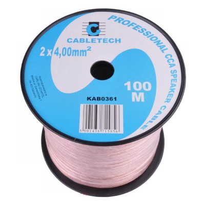 Кабель акустичний Cabletech KAB0361, 2 x 4 мм, 100 м