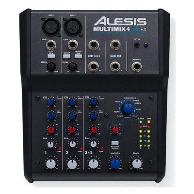 Мікшерний пульт ALESIS MULTIMIX 4 USB FX