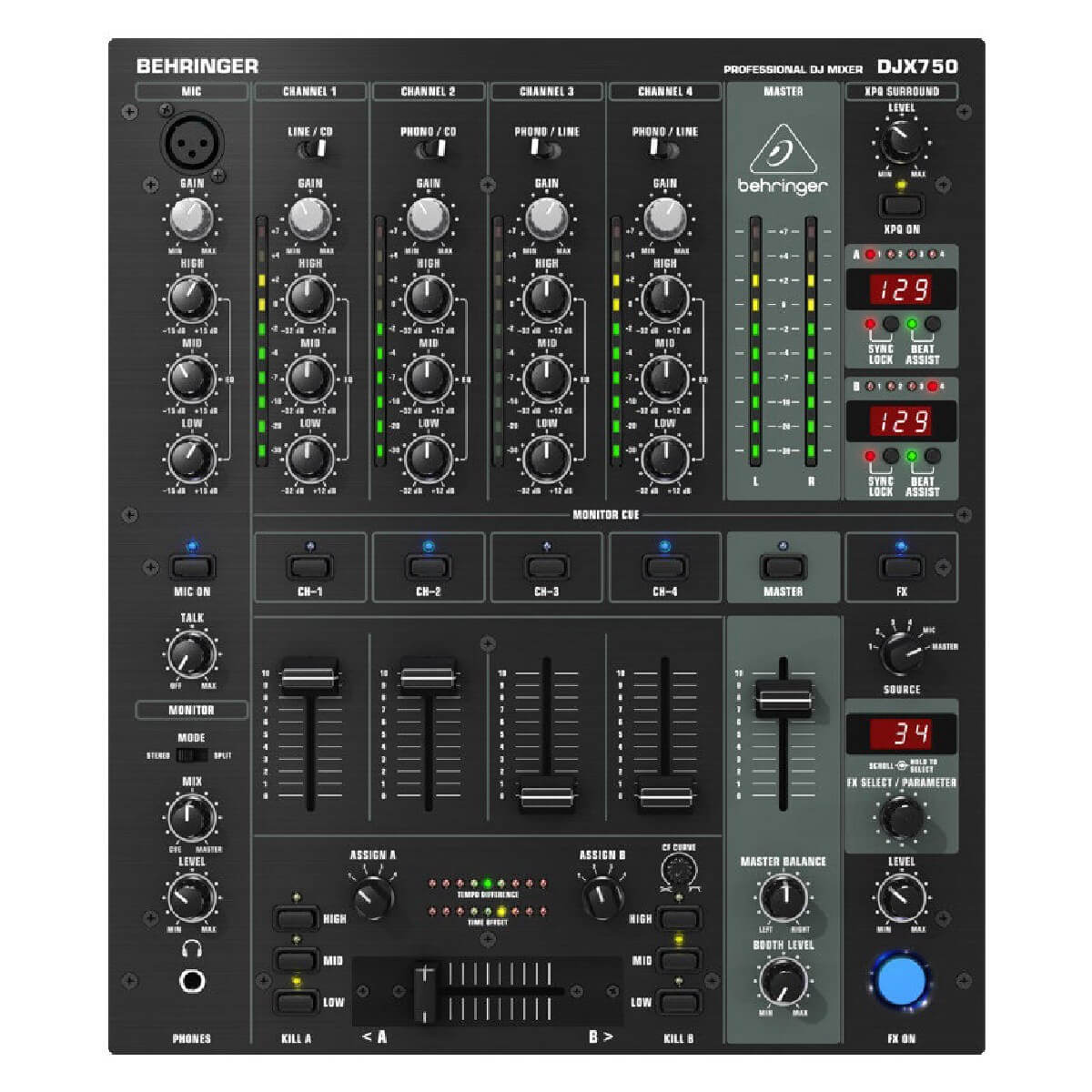 Мікшерний пульт BEHRINGER DJX750