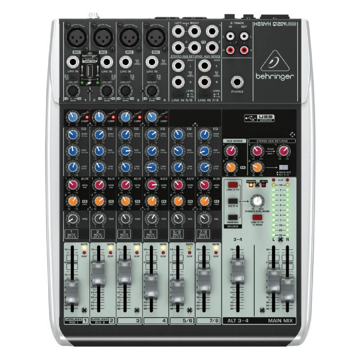 Мікшерний пульт BEHRINGER XENYX Q1204USB
