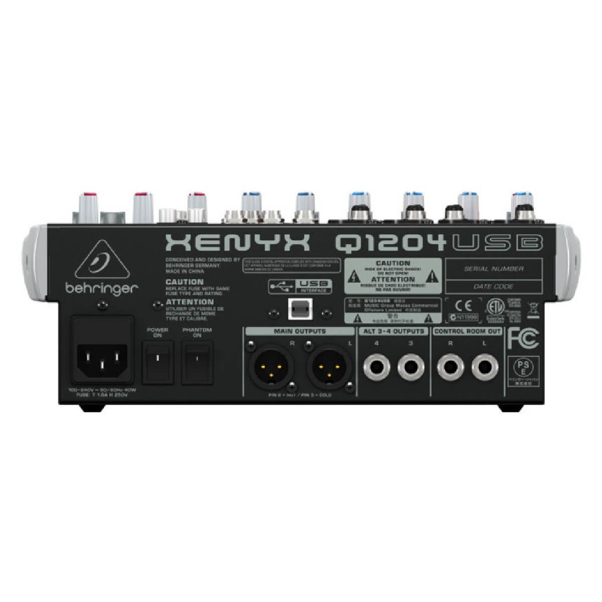 Мікшерний пульт BEHRINGER XENYX Q1204USB