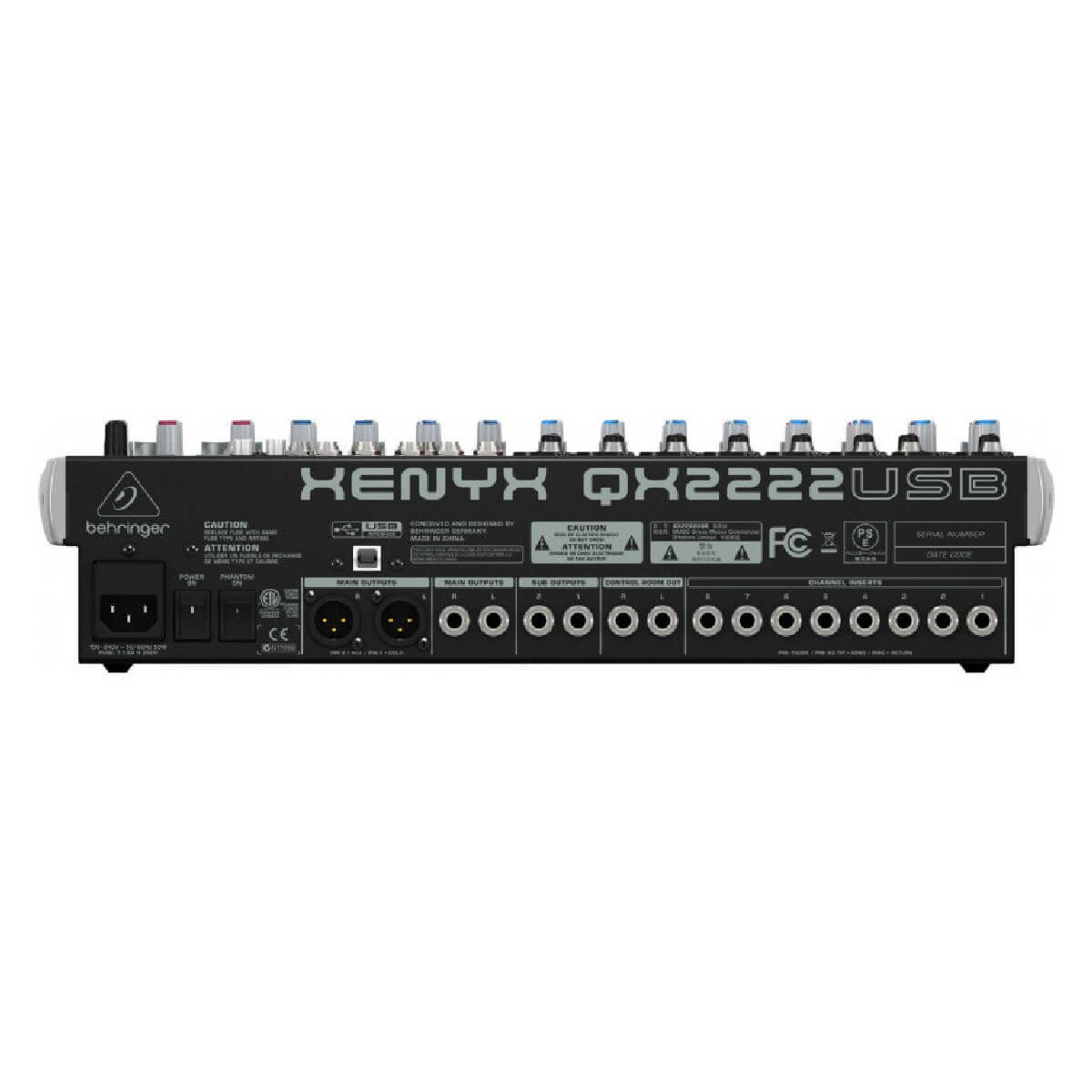 Мікшерний пульт BEHRINGER XENYX QX2222USB