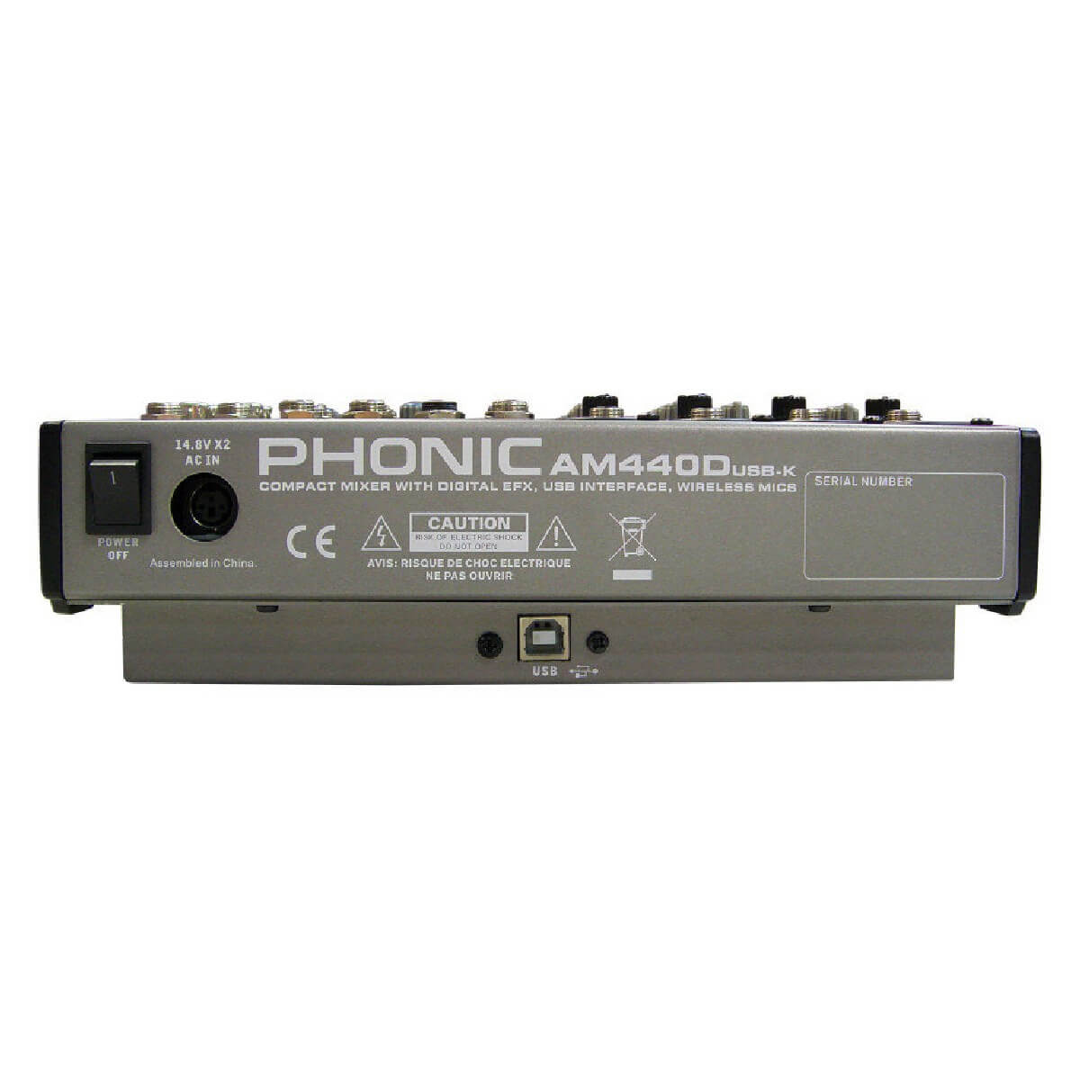 Мікшерний пульт Phonic AM 440 D USB-K-1