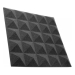 Панель із акустичного поролону Ecosound піраміда Pyramid Gain Black 30 мм.45х45см колір чорний графіт