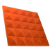 Панель із акустичного поролону піраміда Ecosound Pyramid Gain Orange 30 мм.45х45см колір оранжевий