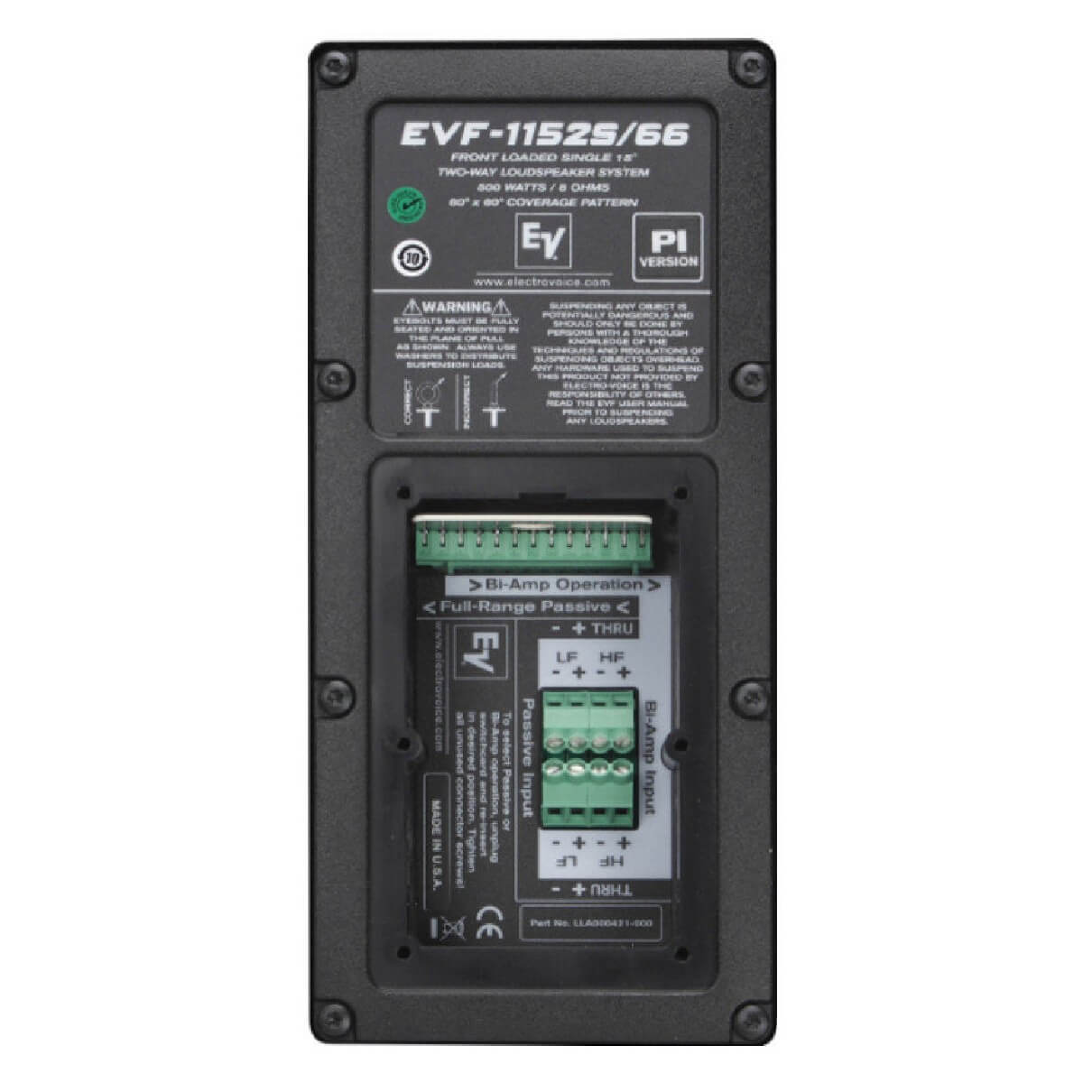 Пасивна акустична система Electro-Voice EVF-1152D/43-BLK