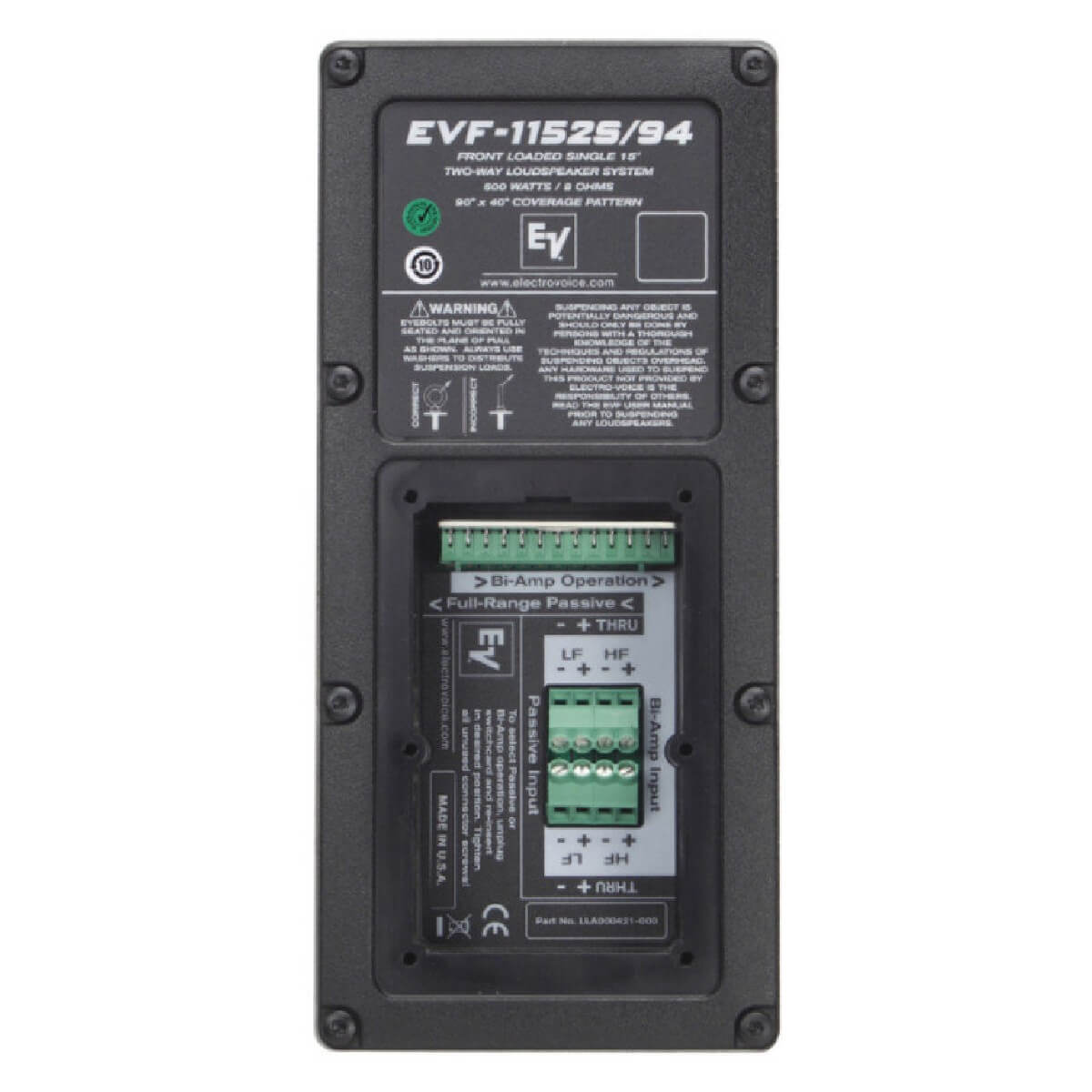 Пасивна акустична система Electro-Voice EVF-1152D/43-BLK