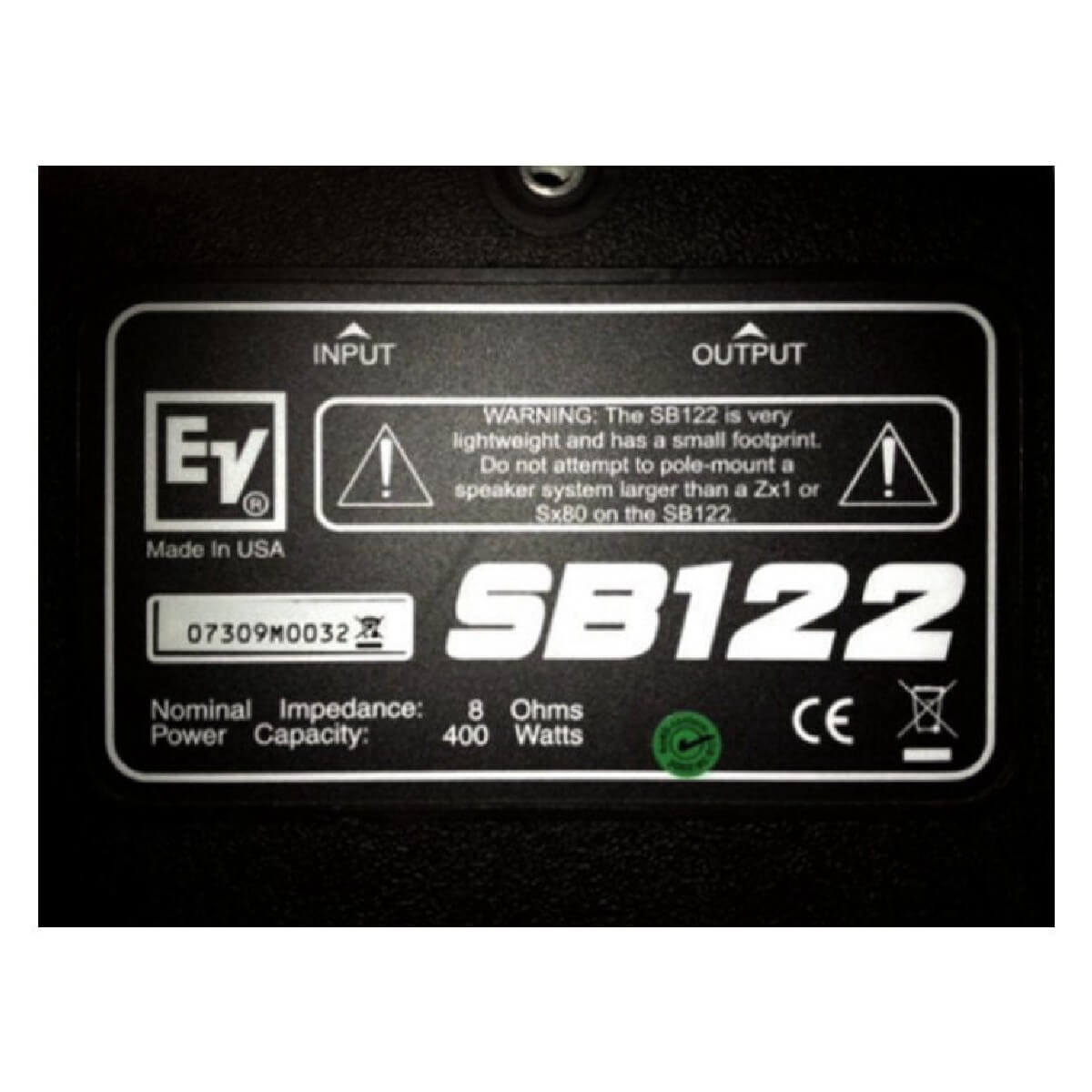 Пасивний сабвуфер electro-voice SB122
