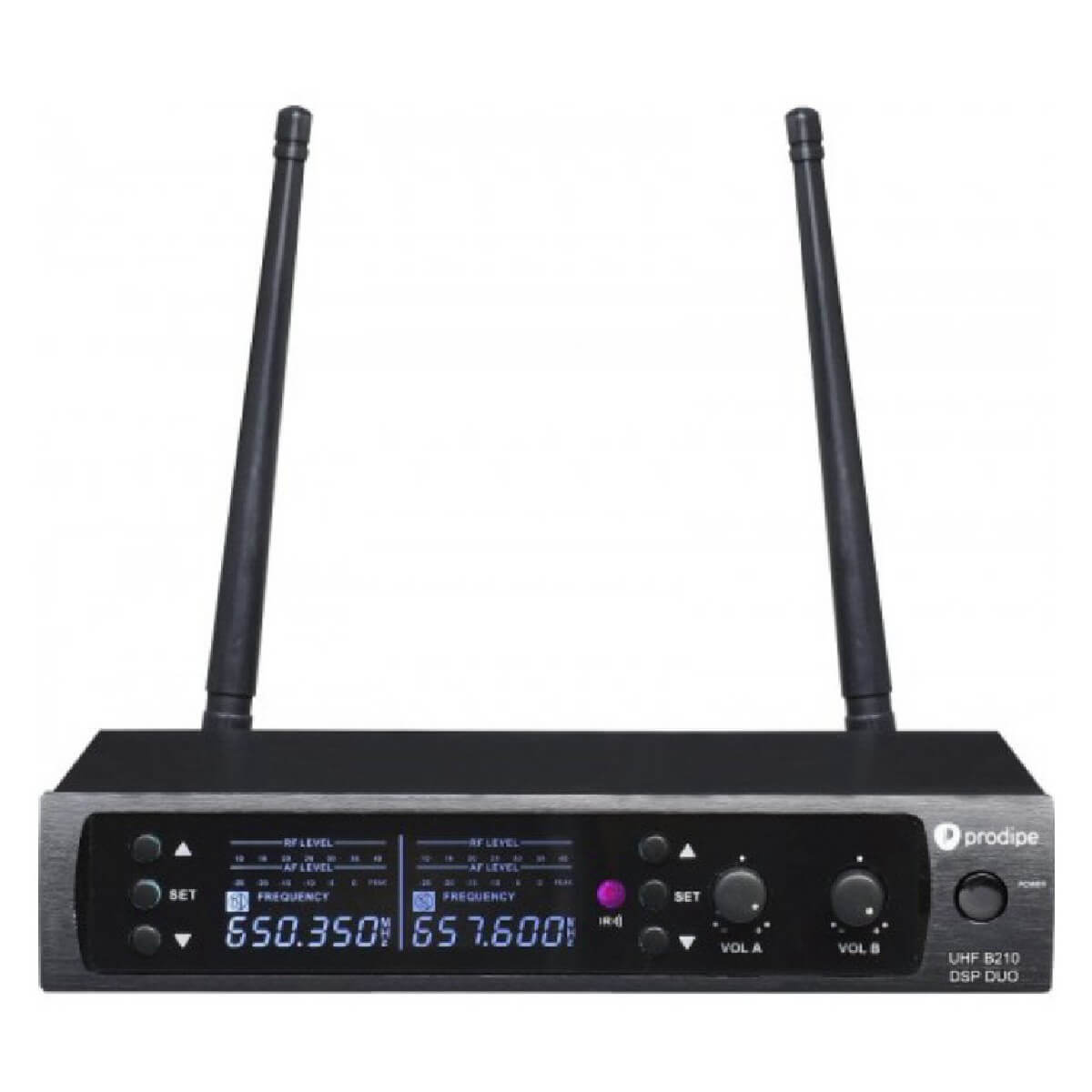 Радіосистема вокальна (мікрофони бездротові) Prodipe UHF B210 DSP Headset Duo (F5 Version)