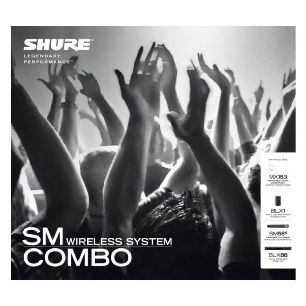 Радіосистема SHURE BLX1288/MX53