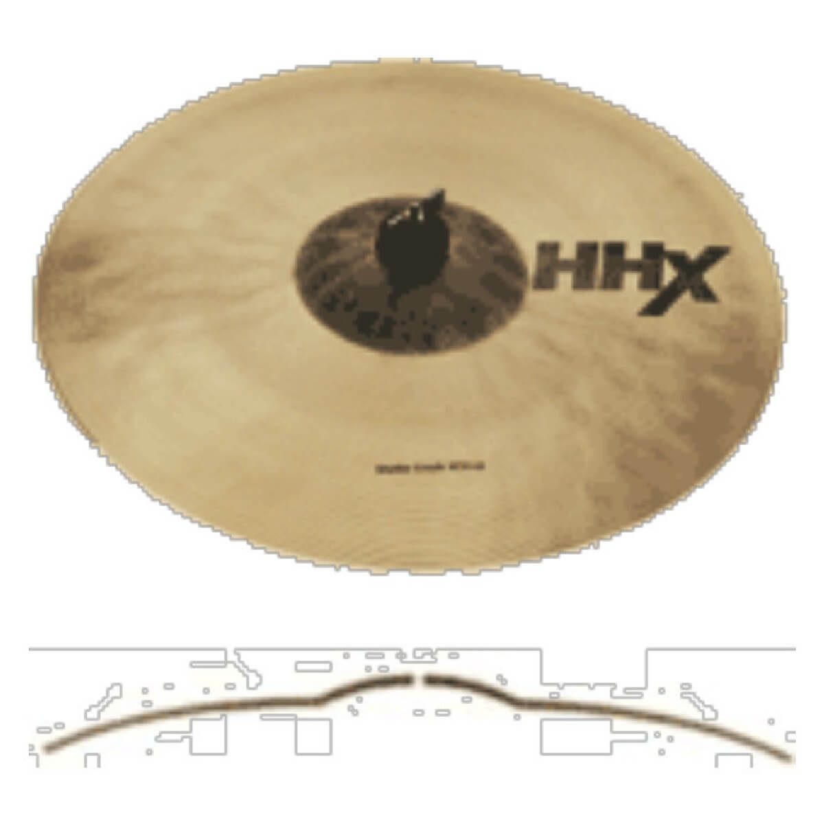 SABIAN 11806XN 18'' HHX Studio Crash