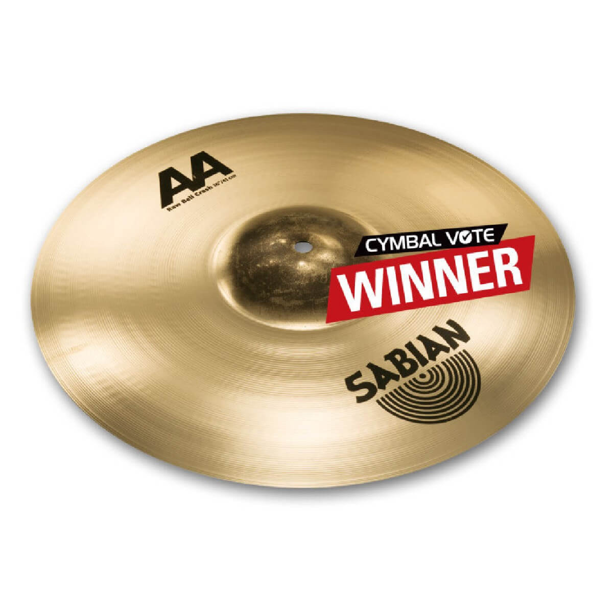 SABIAN 2160772B 16'' AA Raw Bell Crash (Brilliant)