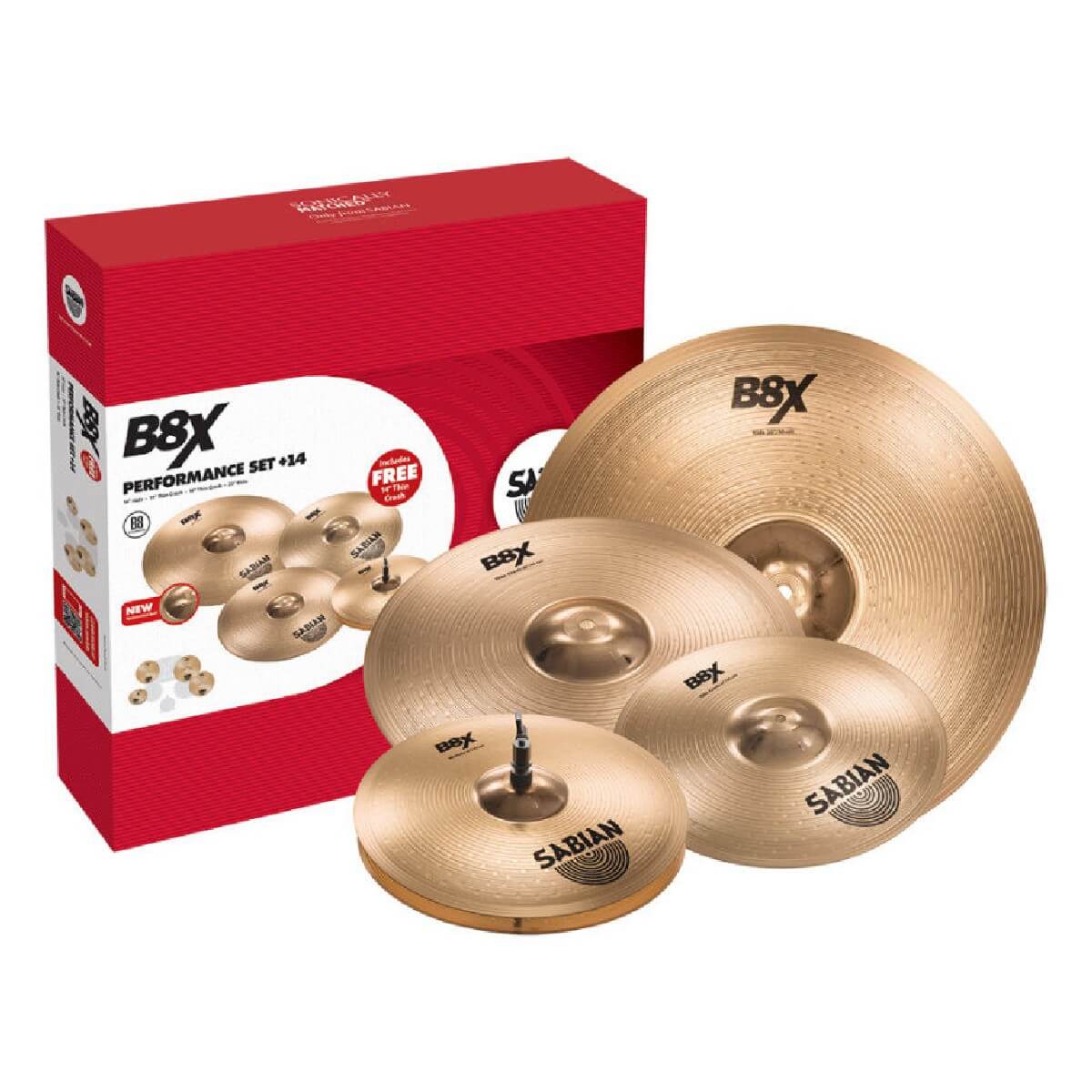 SABIAN 45003X-14 B8X PROMOTIONAL PERFORMANCE SET