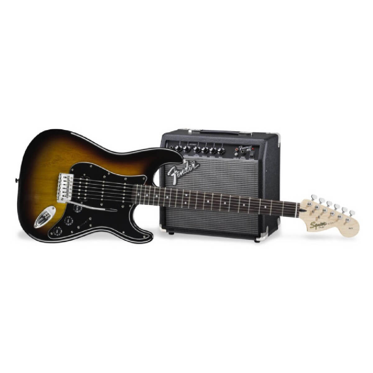 SQUIER by FENDER STRAT PACK BROWN SUNBURST Набір гітар