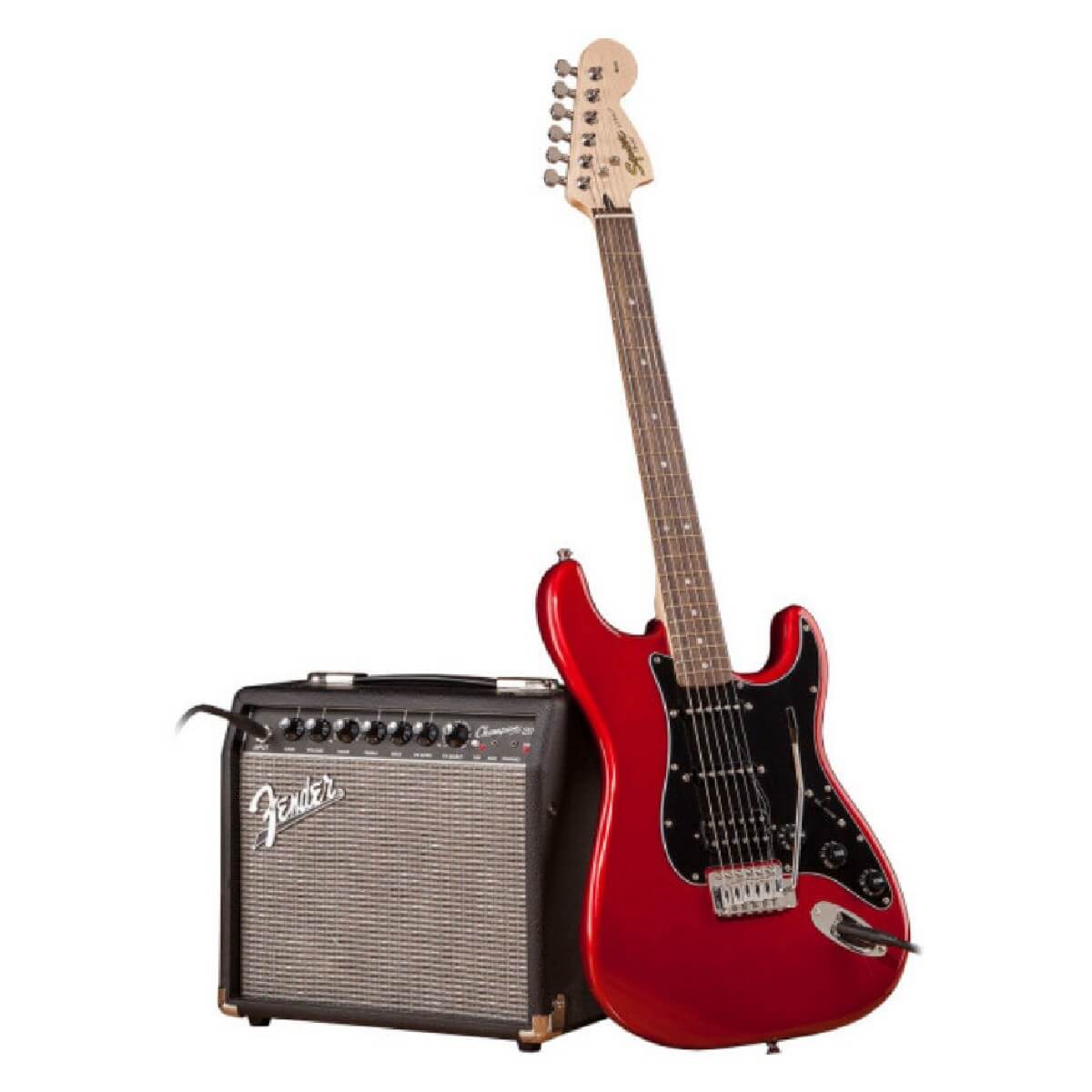 SQUIER by FENDER STRAT PACK HSS CANDY APPLE RED Гітарний набір
