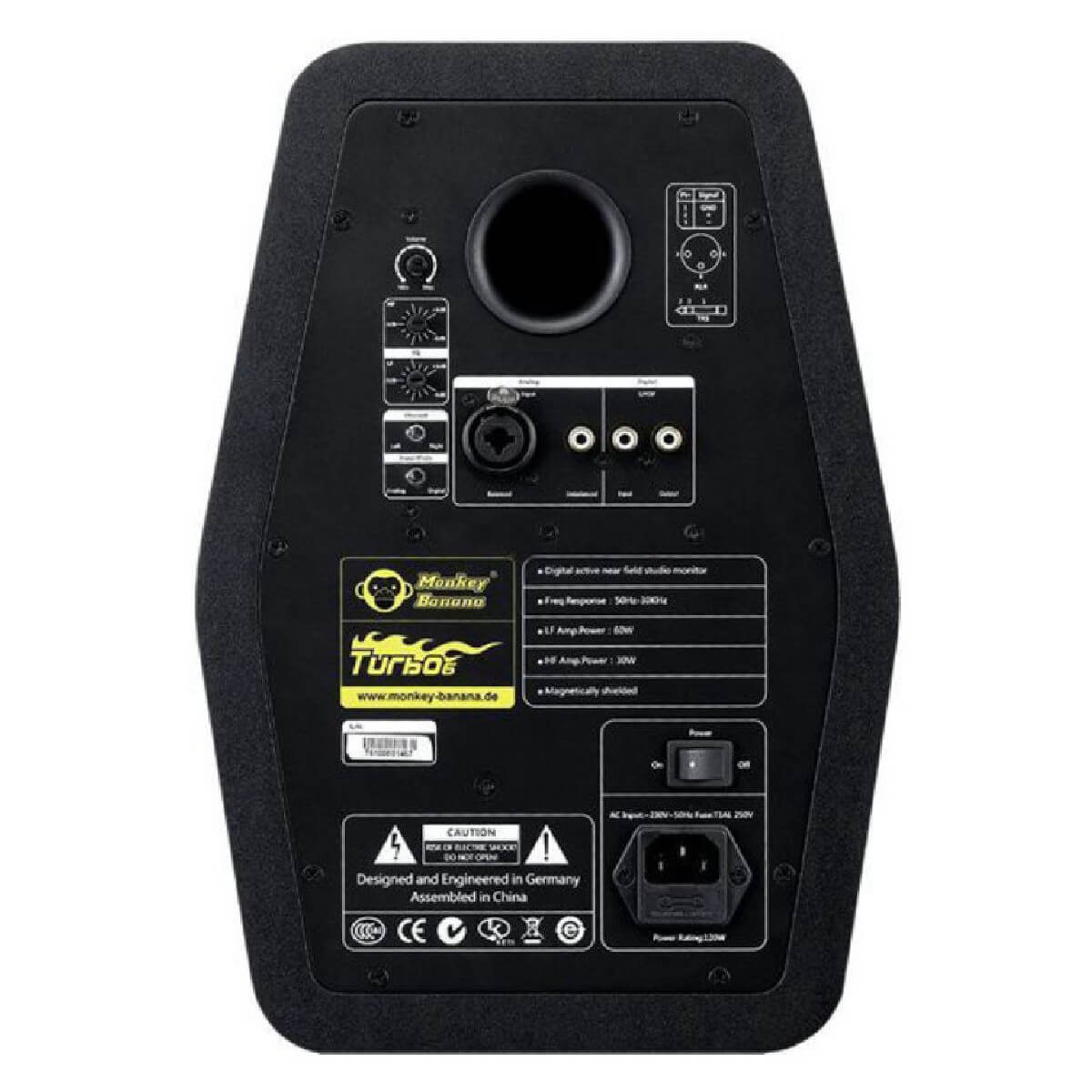 СТУДІЙНИЙ МОНІТОР MONKEY BANANA TURBO 6 BLACK