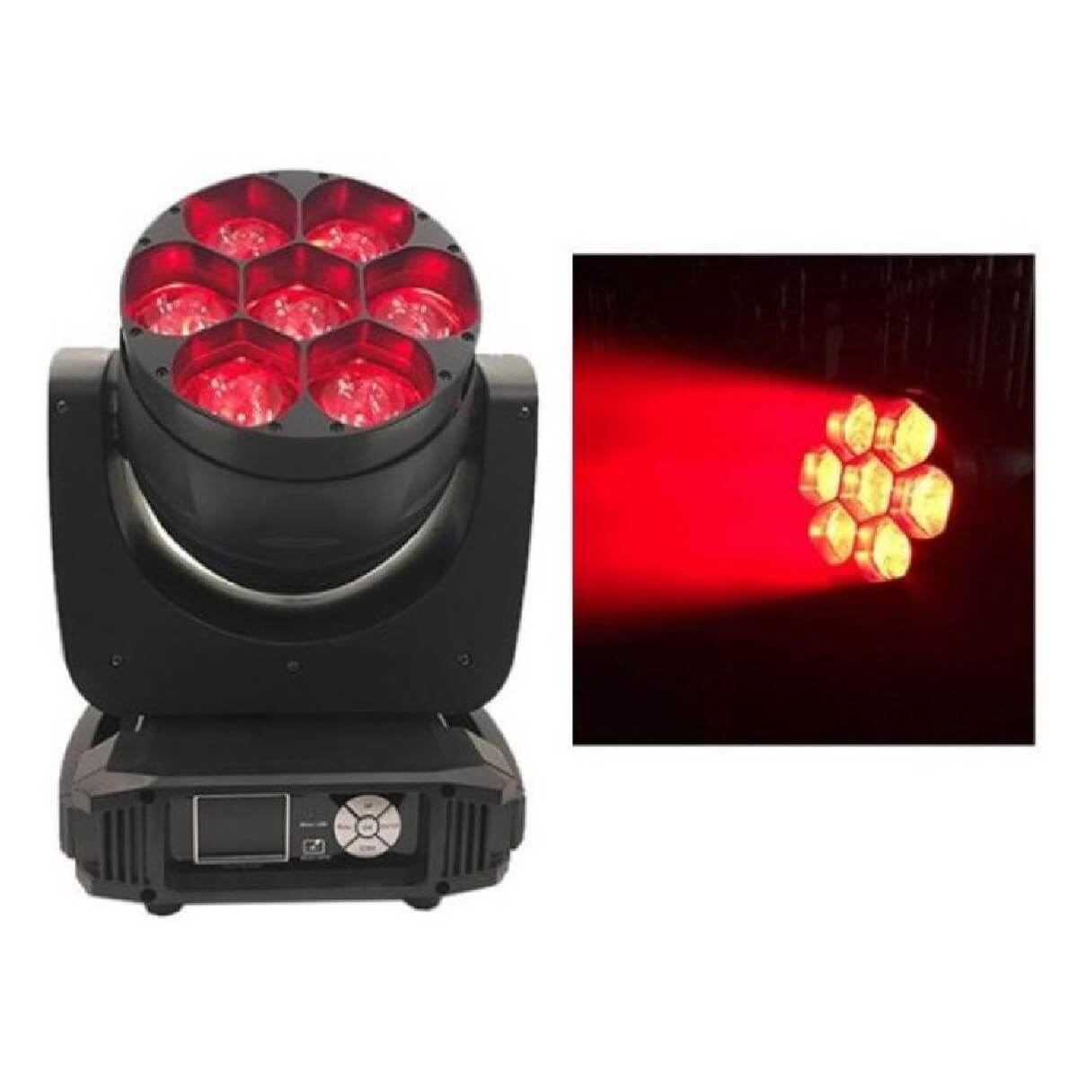 Світлодіодна LED голова PERFECT PR-C067A Pixel control 7* 40W RGBW 4in1