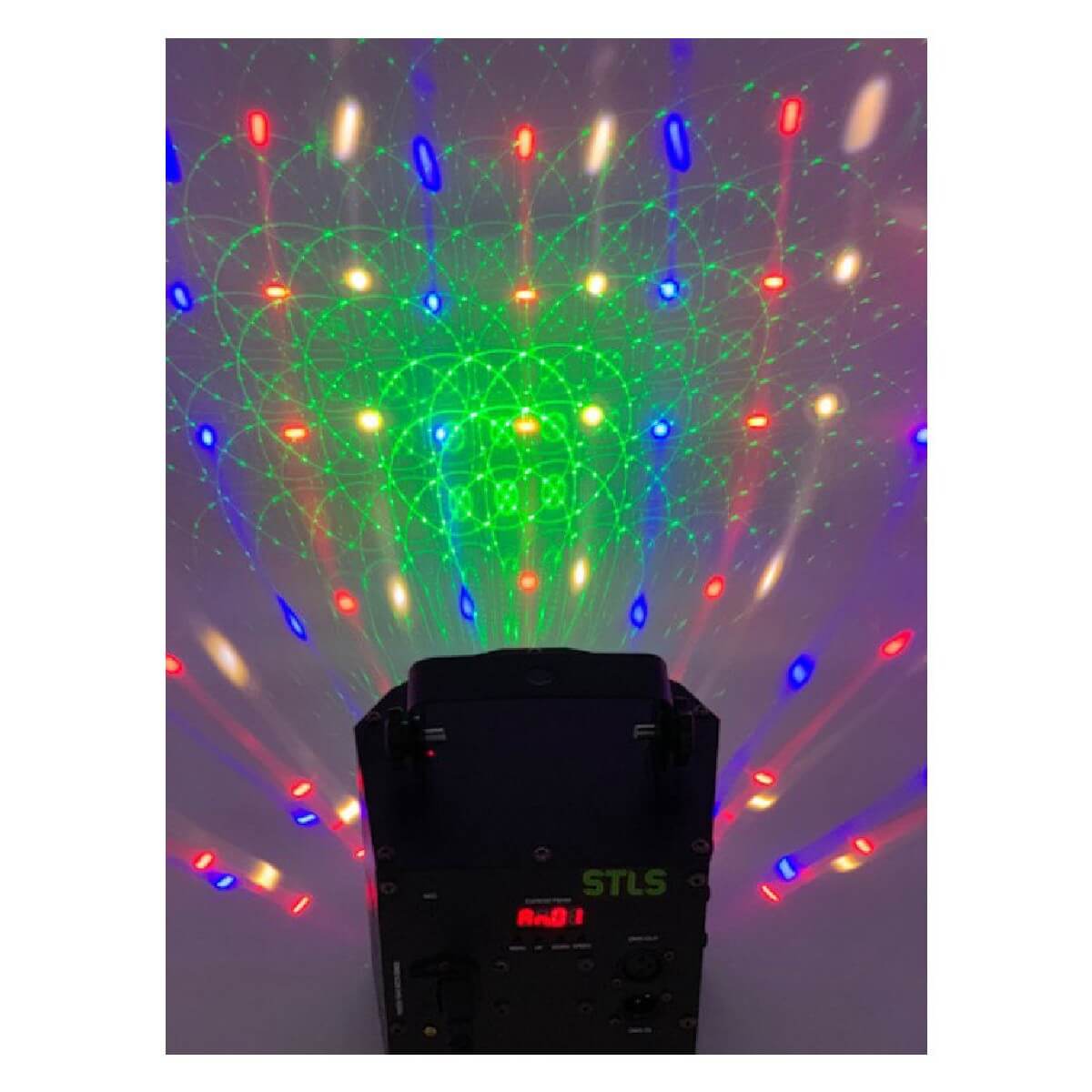 Світловий LED прилад STLS Laser Derby Light