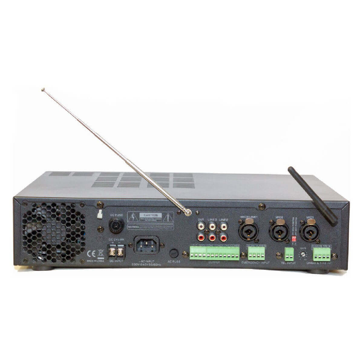 Трансляційний мікшер-підсилювач із USB DV audio PA-360.4P