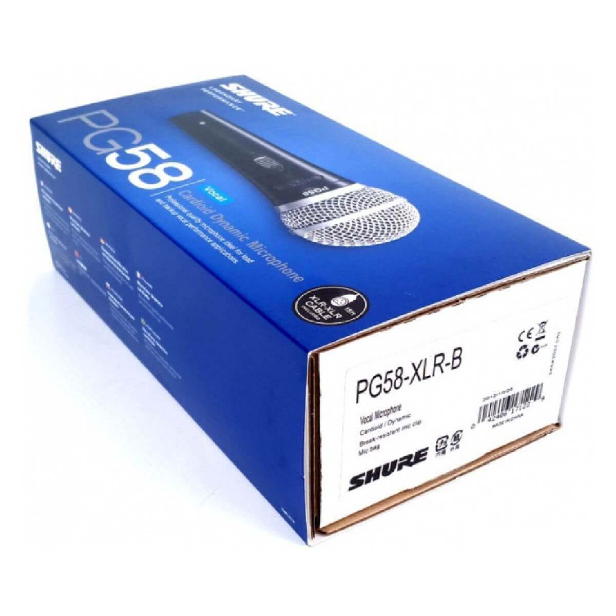 Вокальний мікрофон SHURE PG58-XLR-B