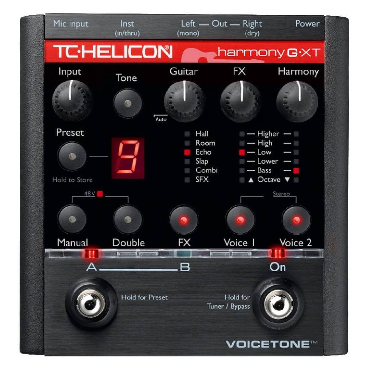 Вокальний процесор TC-Helicon VoiceTone Harmony-G XT