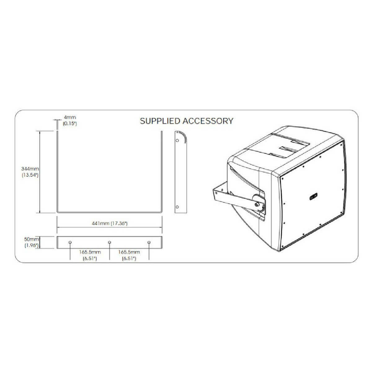 Всепогодна АС FBT Audio Contractor SHADOW 112 CT