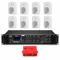 Комплект оповещения о воздушной тревоге AIR alert Wi-Fi + DV audio MA1808PB6W — до 320 м²