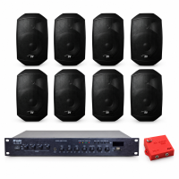 Комплект оповещения о воздушной тревоге AIR alert Wi-Fi + DV audio LA1208MS4B — до 160 м²