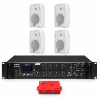 Комплект оповіщення про повітряну тривогу AIR alert Wi-Fi + DV audio MA1804PB6W — до 160 м²