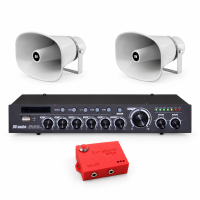 Комплект оповіщення про повітряну тривогу AIR alert Wi-Fi + DV audio DMA602HS30 — до 600 м²