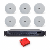 Комплект оповещения о воздушной тревоге AIR alert Wi-Fi + DV audio LA1206CMG8W — до 150 м²