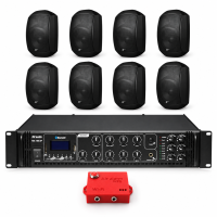Комплект оповіщення про повітряну тривогу AIR alert Wi-Fi + DV audio MA1808MS6B — до 320 м²