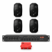 Комплект оповещения о воздушной тревоге AIR alert Wi-Fi + DV audio LA804MS4B — до 80 м²
