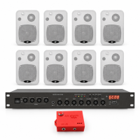 Комплект оповещения о воздушной тревоге AIR alert Wi-Fi + DV audio LA1008CON1W — до 160 м²