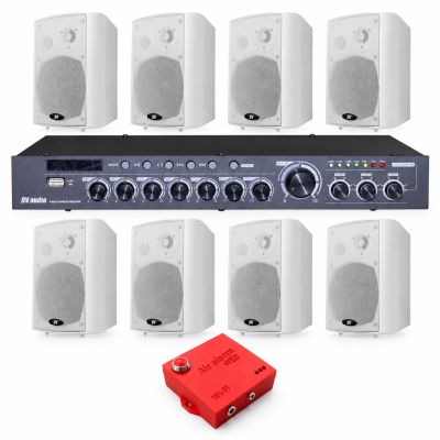 Комплект оповещения о воздушной тревоге AIR alert Wi-Fi + DV audio DMA2408532W — до 240 м²