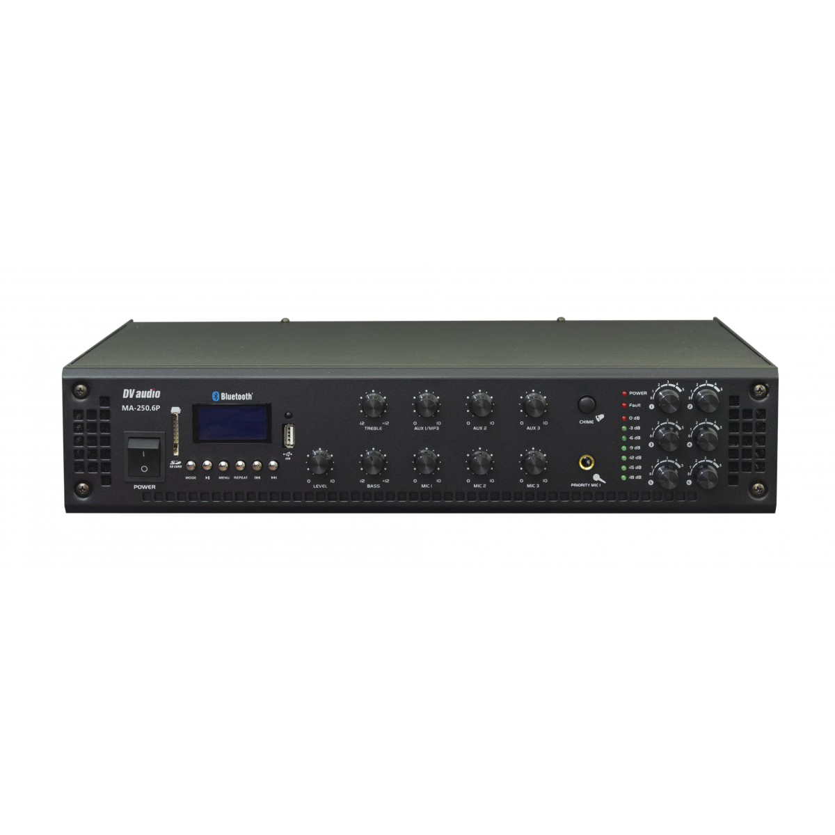 Комплект оповещения о воздушной тревоге AIR alert Wi-Fi + DV audio MA-250.6P + 6 × HS-50T PRO
