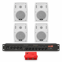 Комплект оповіщення про повітряну тривогу AIR alert Wi-Fi + DV audio LA804PB4W — до 120 м²