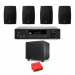 Комплект оповіщення про повітряну тривогу AIR alert Wi-Fi + DV audio KTV200SW8504PB52TB — до 60 м²