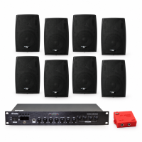 Комплект оповещения о воздушной тревоге AIR alert Wi-Fi + DV audio LA1208PB4B — до 160 м²
